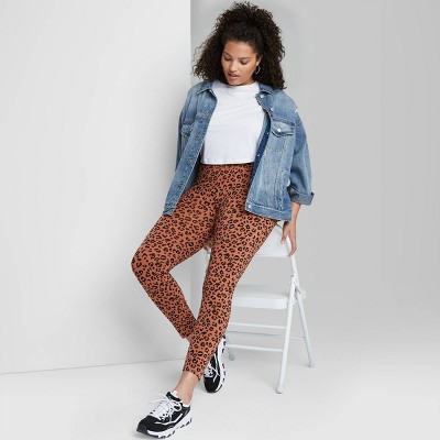 Women's Plus Size High-waisted Classic Leggings - Wild Fable™ Gray Camo 1x  : Target