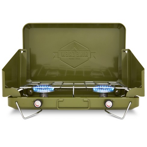 Hike Crew 2-in-1 Portable Gas Camping Stove/grill With Griddle