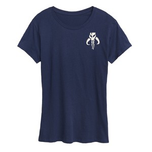 Women's - The Mandalorian - Mando Icon Short Sleeve Graphic T-Shirt - 1 of 4
