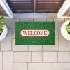 Stupell Industries Curled Ivy Vines Welcome Printed Outdoor Door Mat, design by Tim Coffey, 18"x30" - 4 of 4