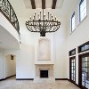 BAOURE Large Black Wagon Wheel Chandeliers 39 Inch, 24 Light Modern Farmhouse Chandelier, Rustic Round Candle chandelier for Dining Room Living Room - 2 of 4
