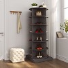 NicBex 360 Rotating Shoe Cabinet 6-Tier Organizer Spinning Shoe Rack Holds Up to 24 Pairs of Shoes for Entryway,Hallway - 4 of 4