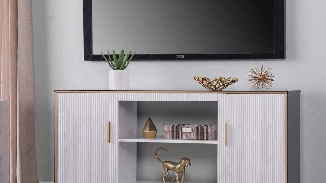 Amboros Media Console with Storage Black - Aiden Lane, 2 of 12, play video