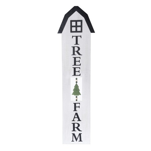 Transpac Wood 47.24 in. Off-White Christmas Layered Porch Plaque - image 1 of 2