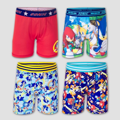 Boys' Sonic The Hedgehog 4pk Underwear - 10 : Target