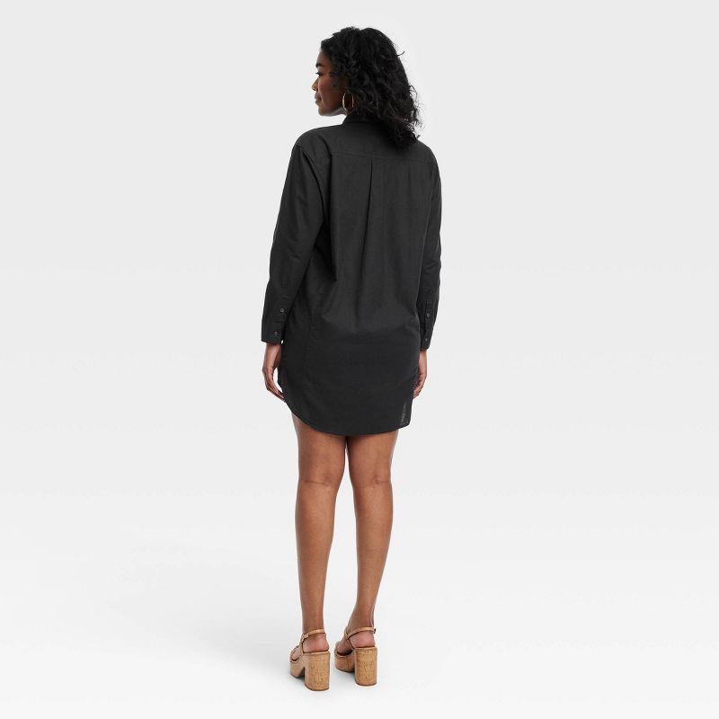 Women's Long Sleeve Mini Shirtdress - Universal Thread™, 3 of 12