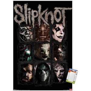 Trends International Slipknot - Masks 08 Unframed Wall Poster Print White Mounts Bundle 14.725" x 22.375" - 1 of 4