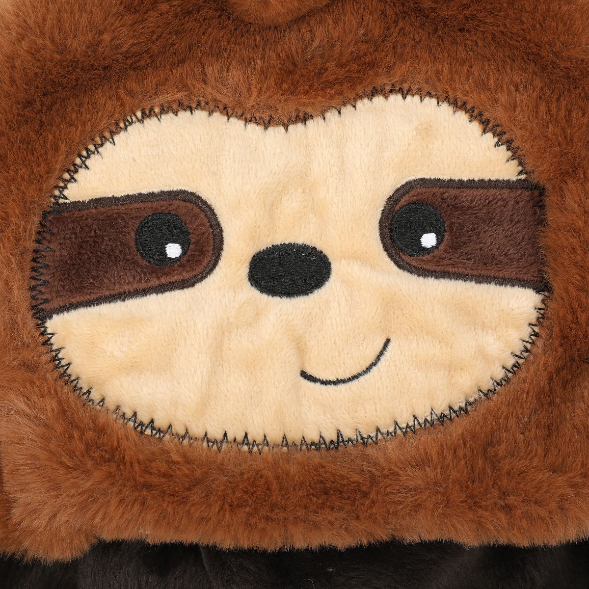 Sloth Face Youth Brown Hat With 3D Moveable Arms - thumbnail 5