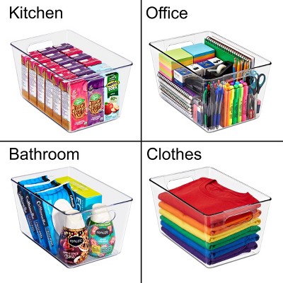 Sorbus 10 Pack Large Clear Storage Containers for Pantry, Fridge, Cabinet, Closet & Kitchen Organization — фото 3