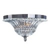 2-Light Blossom Glass Ceiling Flush Mount Silver - Lalia Home: ETL Listed, Metal & Glass Dome Fixture for Bedroom, Kitchen - 2 of 4