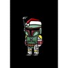 Boy's Star Wars Boba Fett Santa Hat Cartoon Pull Over Hoodie - 2 of 4