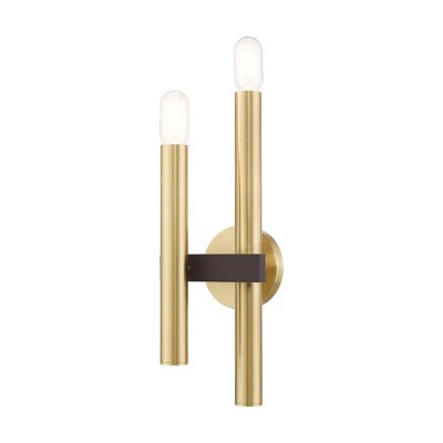 Livex Lighting Helsinki 2 - Light Sconce in  Satin Brass/Bronze