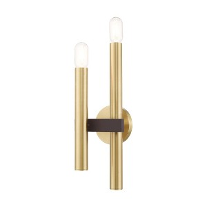 Livex Lighting Helsinki 2 - Light Sconce in  Satin Brass/Bronze - 1 of 4