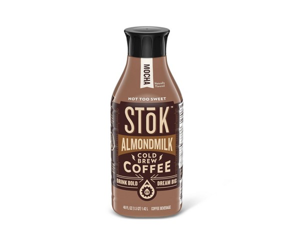 SToK Mocha Almondmilk Cold Brew Coffee - 48 fl oz