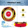 Costway Inflatable Towable Tubes for Boating Water Sport Towables for Boat to Pull - 3 of 4