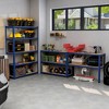 Costway 2 PCS 5 Tier Adjustable Garage Shelving Unit with 2200 lbs Max Load for Warehouse Black/Grey/Blue/Silver - 4 of 4
