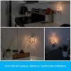 GE LED Night Light Geometric Shade: Rose Gold Wall Lamp Plug-In, UL Listed, Cordless, Acrylic Shade, 1-Way On/Off - 4 of 4