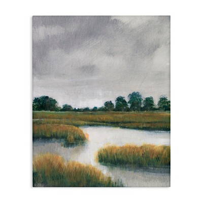 Stupell Industries Cloudy Rural Marsh Landscape, 24" x 30"