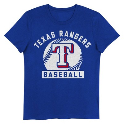MLB Texas Rangers Girls' Crew Neck T-Shirt
