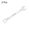 Unique Bargains 3Cr13 Stainless Steel Metric Thin Combination Wrenches 2 Pcs - 3 of 4