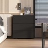 FUFU&GAGA Modern 3-Drawer Dresser Chest Wooden Dresser Tower Nightstand End Table - 2 of 4
