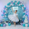 2Bunnies Girls Sparkly Sequin Butterfly Embellishment Tulle Birthday Party Dress - 2 of 4