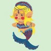 Girl's Design By Humans The Mermaid Princess By haidishabrina T-Shirt - 2 of 3