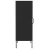 vidaXL Storage Cabinet Black 16.7"x13.8"x40" Steel - 4 of 4