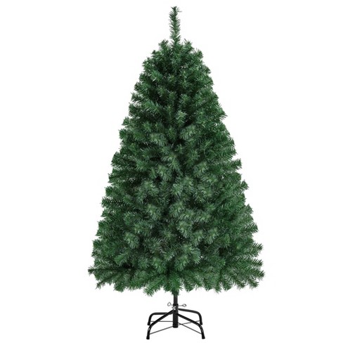 Yaheetech 4.5ft Hinged Spruce Artificial Christmas Tree Holiday ...