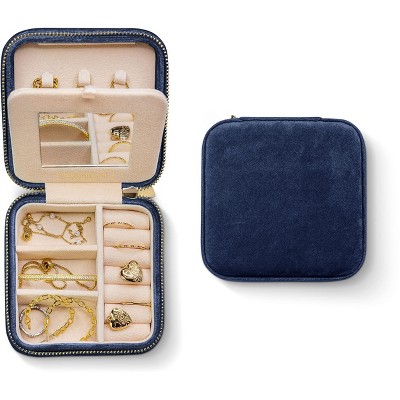 Zippered Travel Jewelry Case