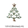Unique Bargains Christmas Brooches YNCP7208 Silver Alloy Dripping Wax 1.81"x2.28" 1 Pc - 3 of 4