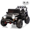 24V Ride on Toys for Kids, 2 Seater Electric Ride on Car with Remote Control, 4 Powerful Motors 4WD/2WD 3 Speeds LED Lights Bluetooth - 2 of 4