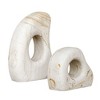 Uttermost Stone Flow Sculptures-Natural Palimanan Stone with Smooth, Flowing Forms, Set of 2 - 4 of 4