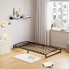 Low Bed Frame, Heavy Duty Metal Platform Full Bed Frame Low Profile, Mattress Foundation, No Box Spring Needed, Noise-Free, Non-Slip - 3 of 4