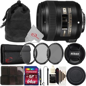Nikon AF-S DX Micro-Nikkor 40mm f/2.8G Close-Up Lens Accessory Kit - 1 of 4
