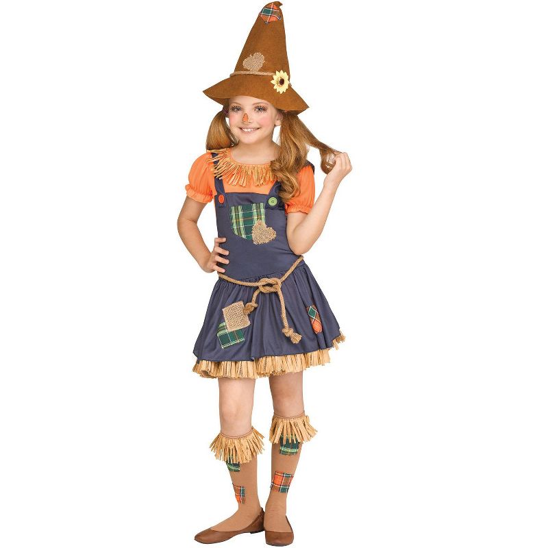 Fun World Sweet Scarecrow Girls' Costume, 1 of 3
