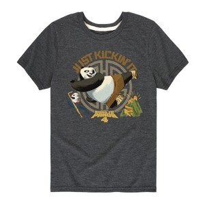 Boys' - Kung Fu Panda 4 - Po Just Kickin' It Short Sleeve Graphic T-Shirt - 1 of 4