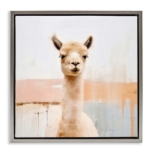 Stupell Industries Rustic Llama Portrait, 18" x 18" - 1 of 4