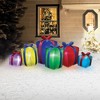 Occasions 8' INFLATABLE ROW OF PRESENTSNON METALLIC, 8 ft Tall, Multicolored - 2 of 4