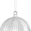 Northlight Glittered Shatterproof Commercial Finial Christmas Ornament - 22" - Silver - 2 of 4