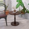 Modern Round Couch Side Table, Small Accent End Table for Living Room, Bedroom, Corner or Office, Drink Table for Small Spaces - Cuddlewood - 3 of 4