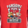 Boys' - Paw Patrol - Pawsome Pups To The Rescue Graphic Long Sleeve Fleece Sweatshirt - 2 of 4