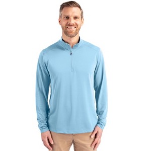 Cutter & Buck Virtue Eco Pique Recycled Quarter Zip Mens Pullover Jacket - 1 of 1