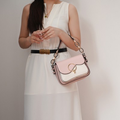 MKF Collection Crossbody Bag Structured Turn-Lock Closure, Fantasia | MKF Collection by Mia K - Cognac Navy — фото 3