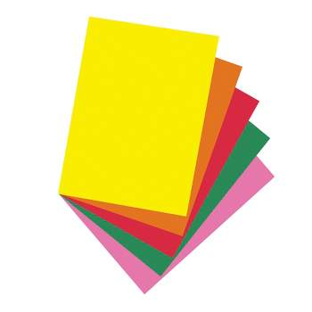 ThunderBolt Paper RNAB01LQZ9AQC 150 bright neon yellow fluorescent color  cardstock - 4 x 9 (4x9 inches) #10 envelope insert size - 65# lb/pound  light card