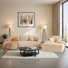 XIZZI Modular Sectional Sofa Couch, L/U-Shape Upholstered Couch, Modern Minimalist Couches for Living Room, Free Combination Deep Seat Corner Couch - 2 of 4