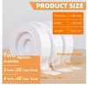 Deli Double Sided Tape Heavy Duty, Nano Tape, Double Sided Mounting Tape, Clear Adhesive Tape for Hanging Picture, Photo Deco. - 3 of 4