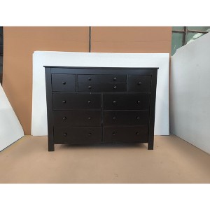 Modern Wooden Storage of Drawers, Dresser TV Stand, Wood Drawer Organizer with Metal Handles for Bedroom, Living Room, Hallway - 1 of 1