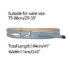 Allegra K Women's Skinny Embossed Faux Leather Alloy Pin Buckle Jeans Dresses Pants Belt - 3 of 4