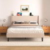 VECELO Upholstered Bed, Metal Frame Platform Bed - 4 of 4